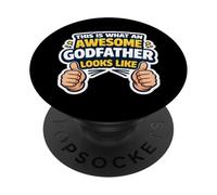Questo è ciò che un fantastico padrino sembra divertente per il battesimo PopSockets PopGrip Adesivo