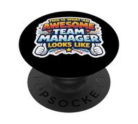 Questo è ciò che un fantastico team manager sembra divertente citazione PopSockets PopGrip Adesivo