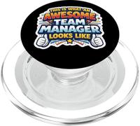 Questo è ciò che un fantastico team manager sembra divertente citazione PopSockets PopGrip per MagSafe