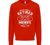 Questo È Ciò Che Un' Ostetrica In Pensione Ha L' Aspetto Di Uomo Felpa Maglione