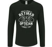 Questo È Ciò Che Un Ottico In Pensione Ha L'Aspetto Di Uomo Manica Lunga T-Shirt