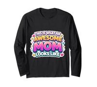 Questo è ciò Che Una Mamma Fantastica Sembra Nuova Madre Mamma Mamma Mamma Maglia a Manica