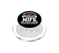 Questo è ciò che una moglie orgogliosa assomiglia al cancro al seno PopSockets PopGrip per MagSafe