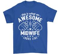Questo È Ciò Che Un'Incredibile Ostetrica Sembra Uomo T-Shirt 100% Cotone