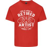 Questo È Come Appare Un Artista In Pensione Uomo Cotone T-Shirt Tee Top