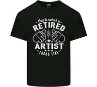 Questo È Come Appare Un Artista In Pensione Uomo Cotone T-Shirt Tee Top