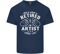 Questo È Come Appare Un Artista In Pensione Uomo Cotone T-Shirt Tee Top