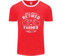 Questo È Come Appare Un Contadino In Pensione Uomo Ringer T-Shirt FotL
