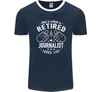 Questo È Come Appare Un Giornalista In Pensione Uomo Ringer T-Shirt FotL