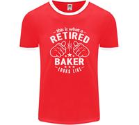 Questo È Come Appare Un Panettiere In Pensione Uomo Ringer T-Shirt FotL