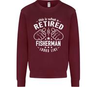 Questo È Come Appare Un Pescatore In Pensione Uomo Felpa Maglione