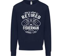 Questo È Come Appare Un Pescatore In Pensione Uomo Felpa Maglione