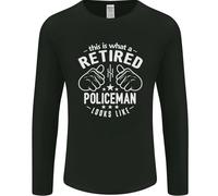 Questo È Come Appare Un Poliziotto In Pensione Uomo Maglietta A Maniche Lunghe