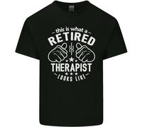 Questo È Come Appare Un Terapista In Pensione Uomo Cotone T-Shirt Tee Top