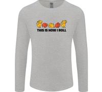 Questo È Come Mi Muovo RPG Gioco Di Ruolo Uomo Maglietta A Maniche Lunghe