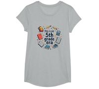 Questo è Il Divertimento delle Forniture Scolastiche nostalgiche della mia Quinta elementare Maglietta, Ragazze, Grigio Melange, XS