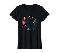 Questo è Il Divertimento delle Forniture Scolastiche nostalgiche della mia Quinta elementare Maglietta, Donna, Nero, 3XL