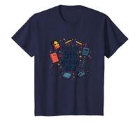 Questo è Il Divertimento delle Forniture Scolastiche nostalgiche della mia Quinta elementare Maglietta, Bambini, Navy, 2 Anni