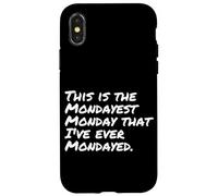 Questo è il lunedì che odio il lunedì, non lo faccio lunedì Custodia per iPhone X/XS