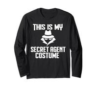 Questo è Il Mio Agente Segreto Costume Divertente Ispettore Spia Maglia a Manica
