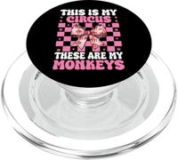 Questo è il mio circo Queste sono le mie scimmie Carnival Tent Girl PopSockets PopGrip per MagSafe
