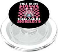 Questo è il mio circo Queste sono le mie scimmie Carnival Tent Girl PopSockets PopGrip per MagSafe