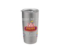 Questo è il mio circo, questi sono i miei clown. Bicchiere termico in acciaio inox doppia parete