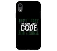Questo è il mio codice di abbigliamento Progarmmier Nerd Computer Nerd Detti Custodia per iPhone XR