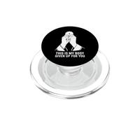Questo è il mio corpo dato per te Messa cattolica PopSockets PopGrip per MagSafe