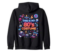 Questo è Il Mio Costume Anni '80 retrò Anni '80 nostalgico Divertente Ritorno al Passato Felpa con Cappuccio