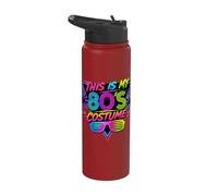 Questo è il mio costume anni '80 Stainless Steel Insulated Water Bottle