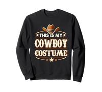 Questo è Il Mio Costume da Cowboy, Cappello Stile Rodeo Country Western Felpa