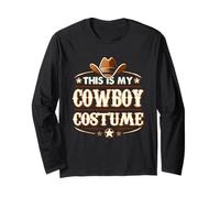 Questo è Il Mio Costume da Cowboy, Cappello Stile Rodeo Country Western Maglia a Manica