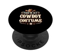 Questo è il mio costume da cowboy, cappello stile rodeo country western PopSockets PopGrip Adesivo