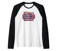 Questo è Il Mio Costume da Discoteca degli Anni '70 Maglia con Maniche Raglan