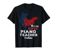 Questo è Il Mio Costume da Insegnante di Pianoforte per Halloween Maglietta