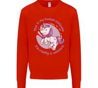 Questo È Il Mio Costume Da Unicorno Elegante Uomo Felpa Maglione