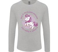 Questo È Il Mio Costume Da Unicorno Elegante Uomo Maglietta A Maniche Lunghe