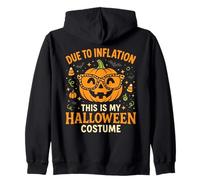 Questo è il mio costume di Halloween, dovuto inflazione divertente Halloween Felpa con Cappuccio