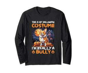 Questo è Il Mio Costume di Halloween Sono Davvero Un bullo Maglia a Manica