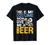Questo è Il Mio Costume Ora dammi Una Birra Spaventosa Halloween Maglietta