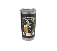 Questo è il mio costume ora dammi uno scheletro di birra per Halloween Bicchiere termico in acciaio inox doppia parete