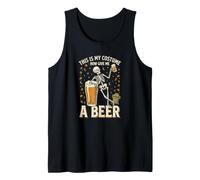 Questo è Il Mio Costume Ora dammi Uno Scheletro di Birra per Halloween Canotta