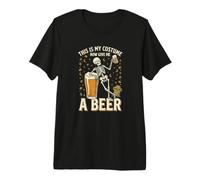 Questo è Il Mio Costume Ora dammi Uno Scheletro di Birra per Halloween Maglietta Premium