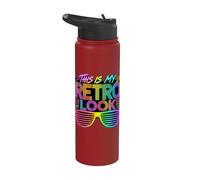 Questo è il mio costume retrò anni '80 Stainless Steel Insulated Water Bottle