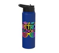 Questo è il mio costume retrò anni '80 Stainless Steel Insulated Water Bottle