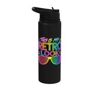 Questo è il mio costume retrò anni '80 Stainless Steel Insulated Water Bottle