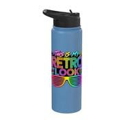 Questo è il mio costume retrò anni '80 Stainless Steel Insulated Water Bottle