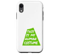 Questo è il mio costume umano - Alien UFO Astronave Halloween ET Custodia per iPhone XR