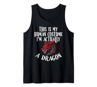 Questo è Il Mio Costume Umano I'm Actually A Dragon Halloween Canotta